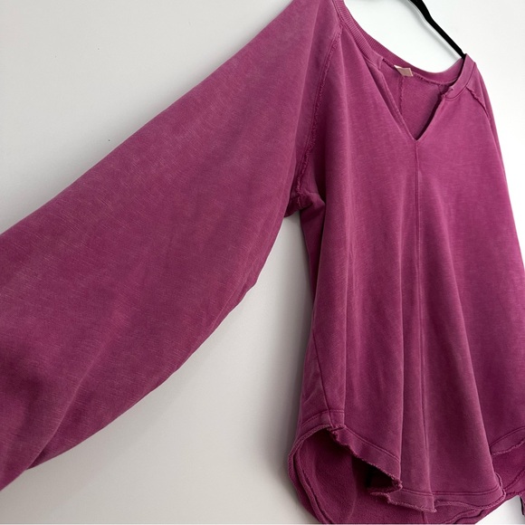 Pilcro Notch Neck Sweatshirt Size XL - Picture 6 of 12